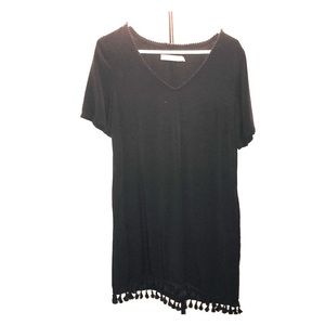 Flattering black JustFab dress